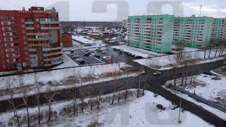 В Омске выпал черный снег